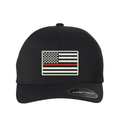 Thin Red Line Flag Delta FlexFit Hat