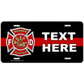 Volunteer Custom Thin Red Line Plate