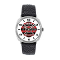 Large Face Firefighter Leather Band Watch