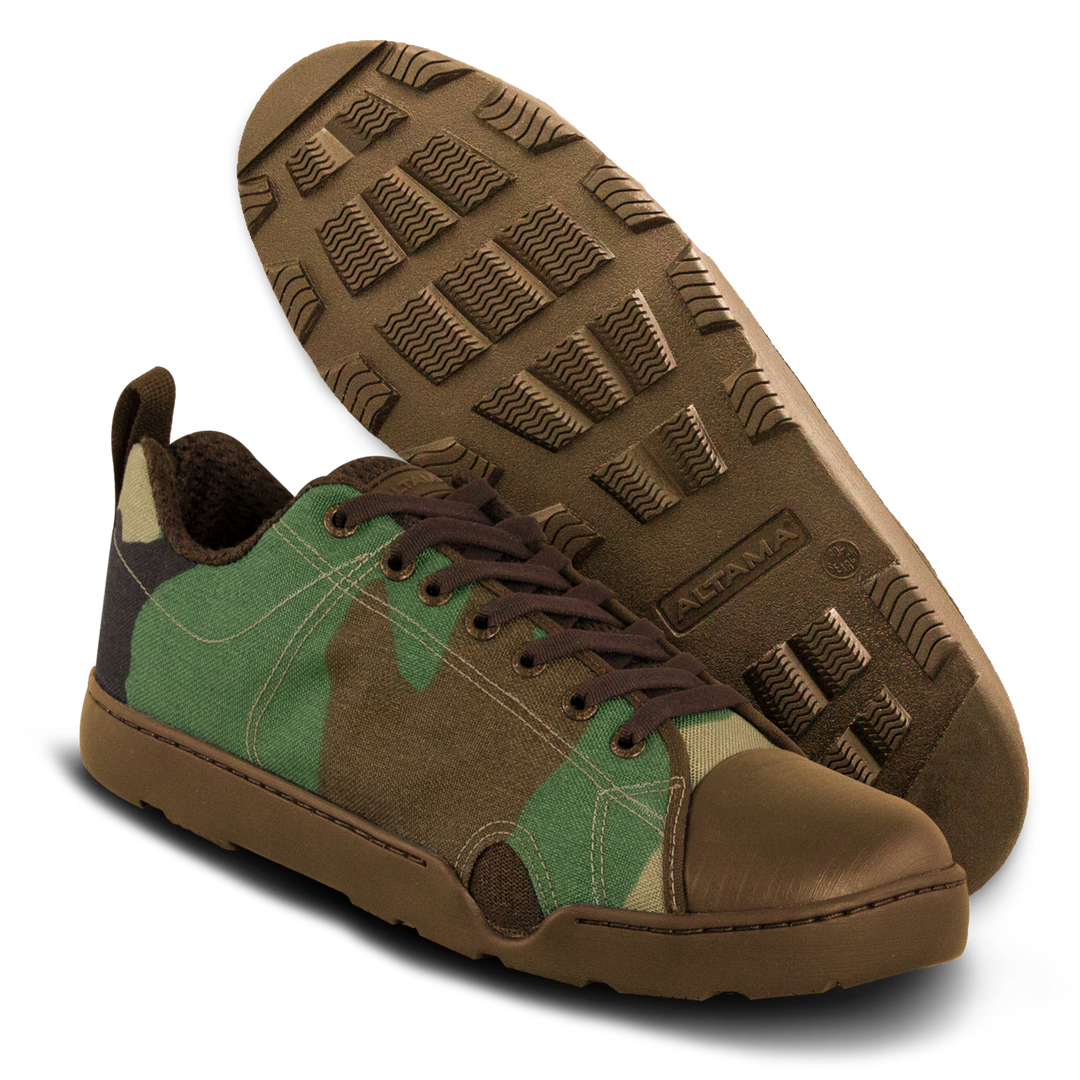 ALTAMA Maritime Assault Boot - Low in Woodland Camo