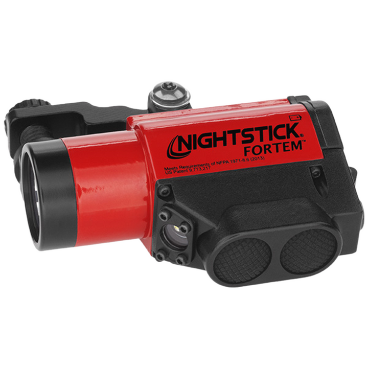 Nightstick FORTEM Intrinsically Safe Helmet-Mounted Dual-Light Flashlight