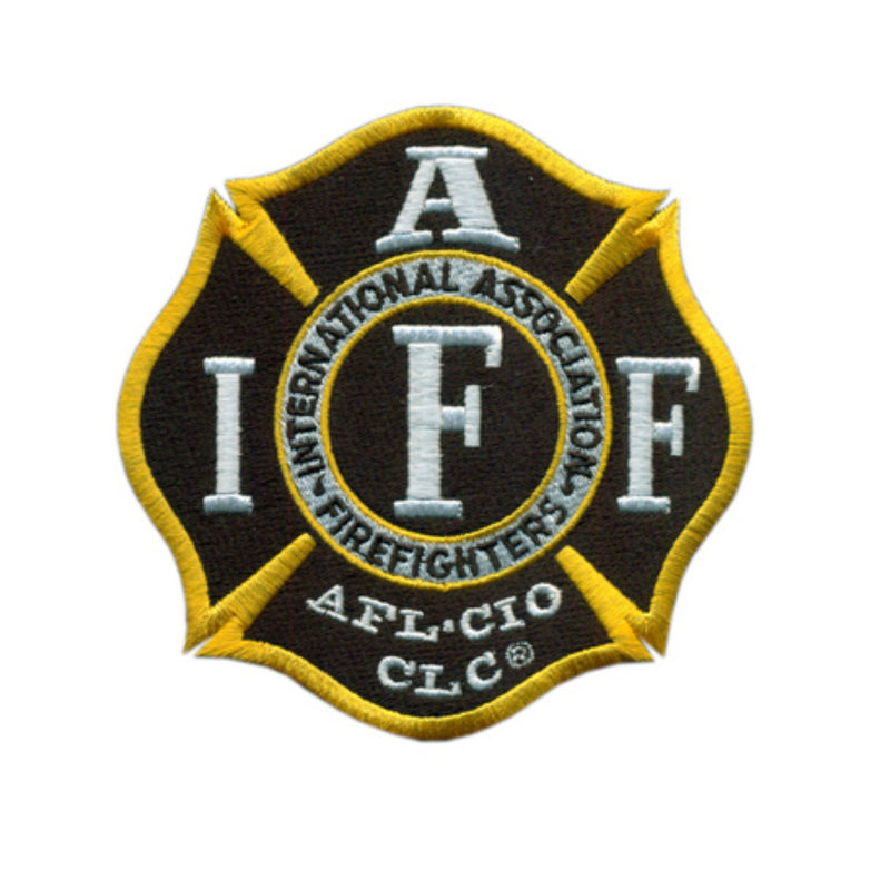 IAFF Black and Gold Maltese Patch