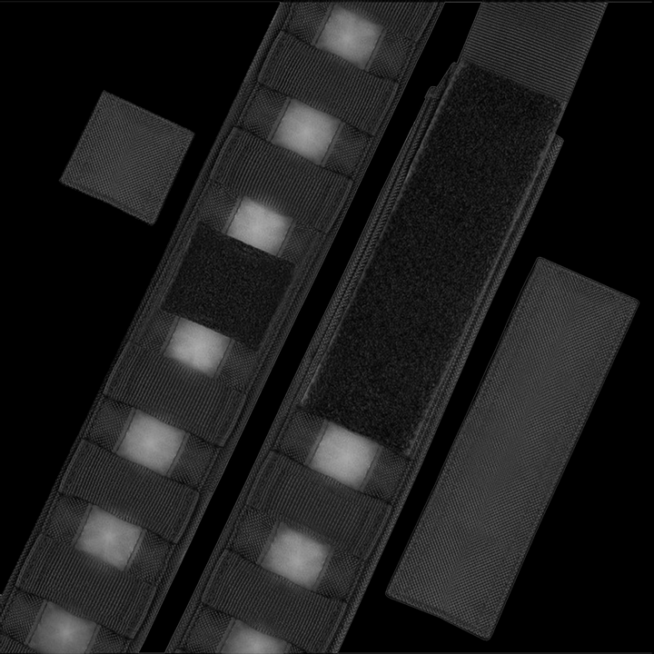 sgt-flat-black-radio-strap-set